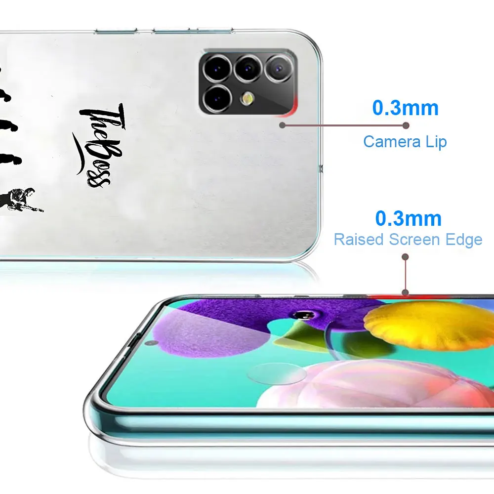 المغني B-Bruce S-Springsteen حافظة لهاتف سامسونج جالاكسي A15 A16 A17 A54 A14 A22 A51 A53 A12 A13 A23 A71 غطاء هاتف شفاف من البولي يوريثان