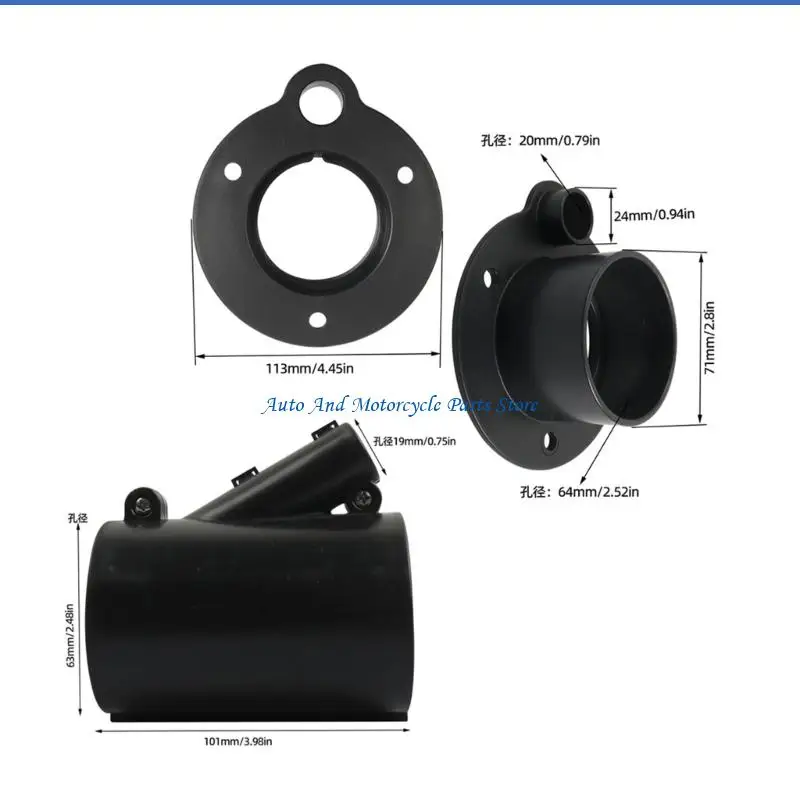 P9FD Außenbordmotor-Rigging-Schlauchflansch-Kit für Kraftstoffleitung und Kabelmanagement – Detail 6