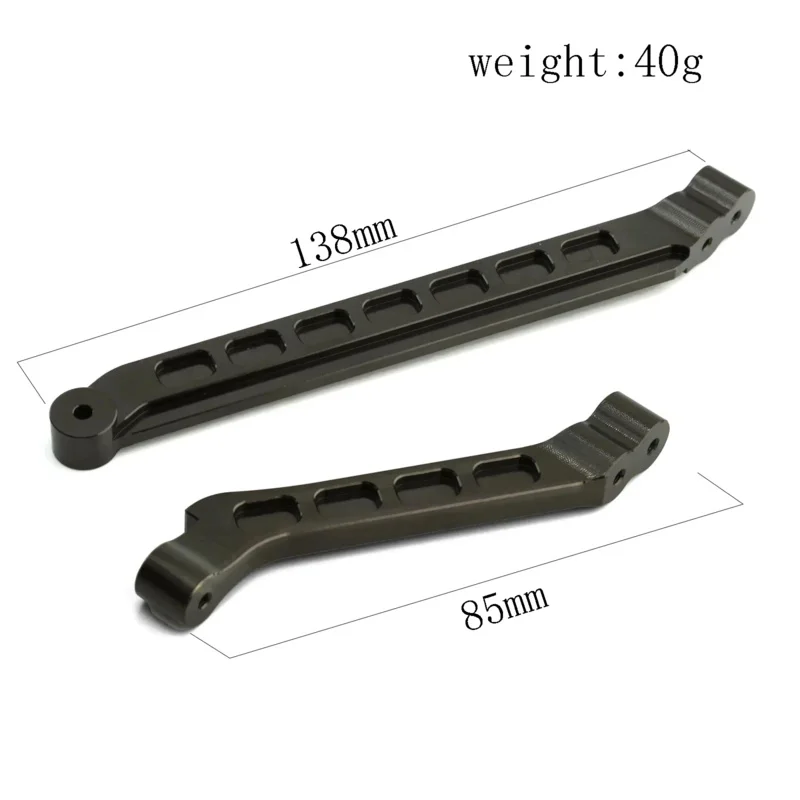 2pcs Metal Front and Rear Chassis Brace IF618 for Kyosho MP10 1/8 RC Car Upgrade Parts Accessories