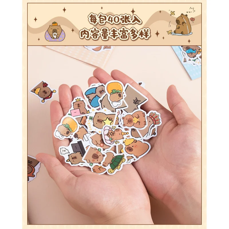 (2*20)/40Pcs Bala Paradise Sticker Pack for Journaling and Diary Decoration, Cute Animal Stickers by Bala