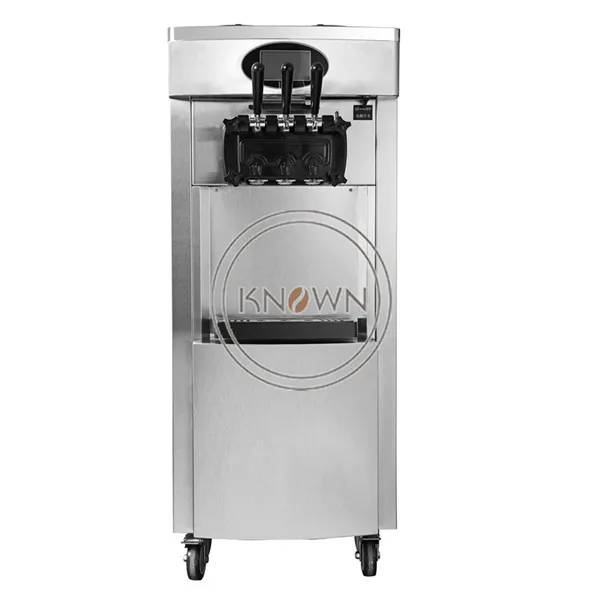 Machine à crème glacée en acier inoxydable 304, 3 saveurs, avec fourmi R410 indispensable