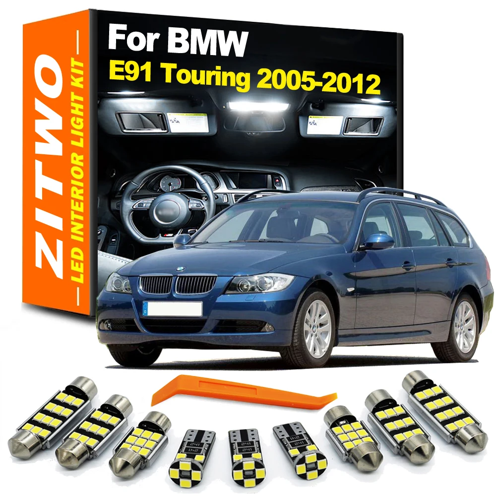 ZITWO 19 Pz No Error Canbus HA CONDOTTO LA Lampadina Kit Luce Interna Per BMW Serie 3 E91 Touring 2005-2012 Lampada Targa Accessori