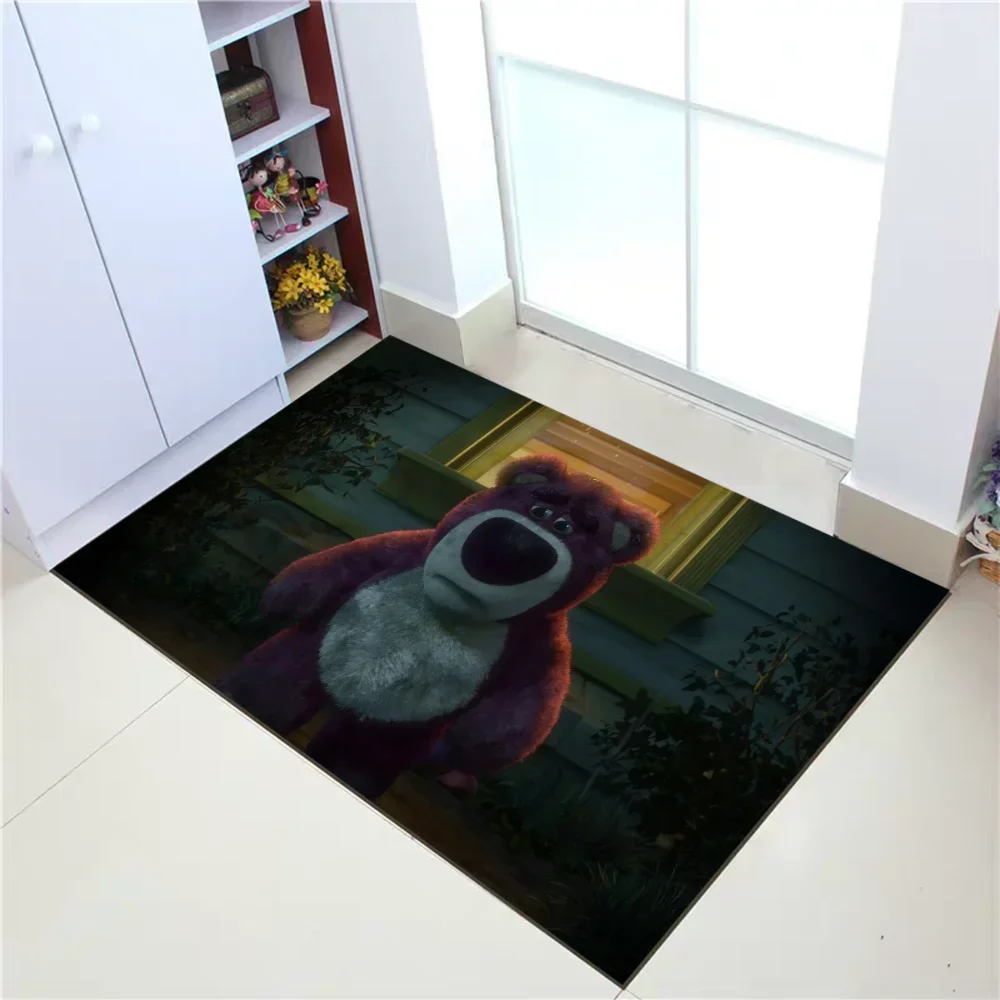 Toy Story Lotso Prayer Rug Home Door Mat Rugs Mat for Hallway Doormat Entrance Door Doormats Kitchen Carpet Floor Mats Foot Bath
