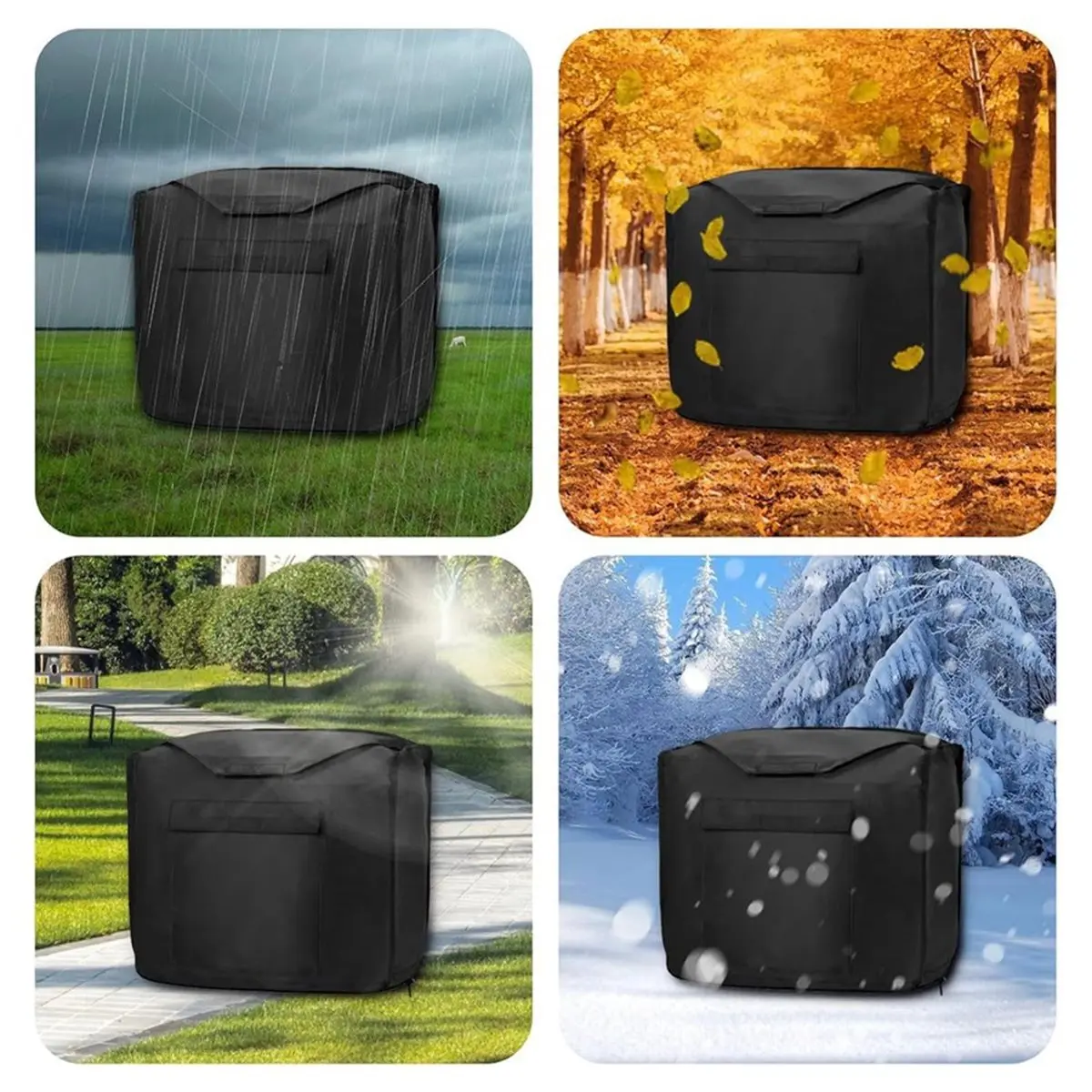 (A02R) Housse de protection robuste et imperméable pour générateur extérieur, protection portable pour la plupart des générateur