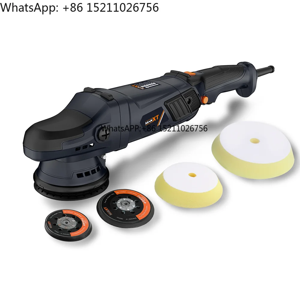 710W 15mm Dual Action Car Polisher Random Orbital Car Buffer Polisher with Buffing Pads for Car Detailing and Waxing