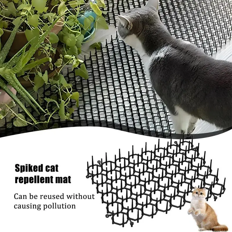 

Dog Cat Scat Mat Cat Spikes Fence Prickle Strips Anti-Cat With Prickle Spikes Keep Cat Dog Away Digging Pet Supplies for Home