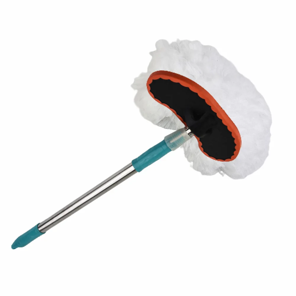 

Швабра для чистки пыли Швабра для чистки автомобиля Стержень из нержавеющей стали Регулируемый белый телескопический протирание Чистящее молочко Шелковый мягкий