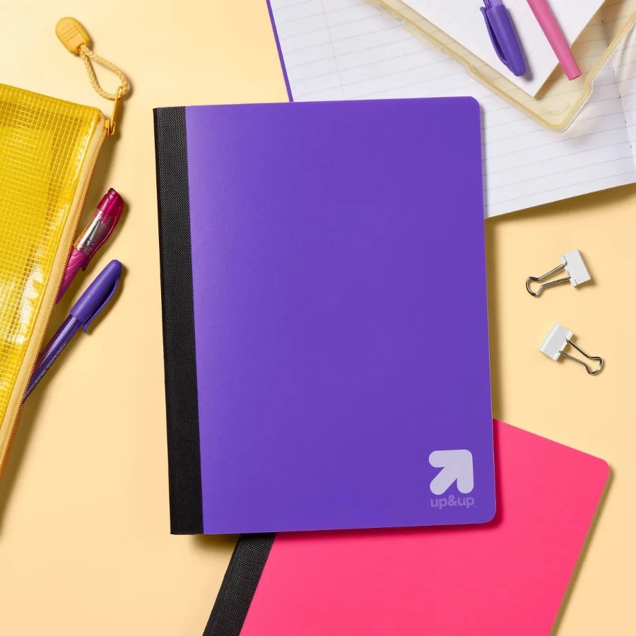 College Rule 7.5"x9.75" Poly Cover Composition Book Purple