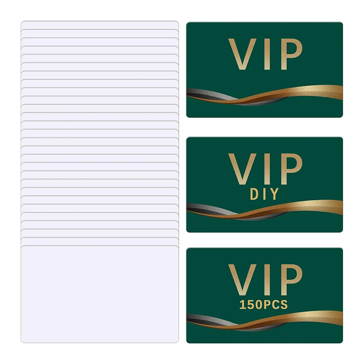 AT13 150 Pcs Sublimation Business Card Blanks Metal Bulk Aluminum Double Sides Name Cards Sublimation Blanks