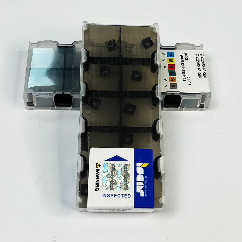 HUAZHICHUN 10 قطعة علامة N3J IC808 كربيد إدراج أداة تحول داخلية أدوات مخرطة معدنية باستخدام الحاسب الآلي لتحويل حامل الأدوات