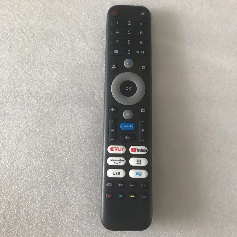 Replacement Voice Remote Control For CHIQ Android TV With Netflix YouTube Prime Video Live TV Hot Keys