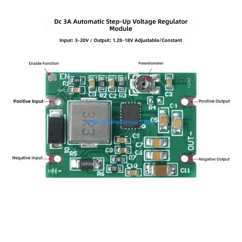 DC3-20V bis 1,2-18V Steuerreglermodul für Elektronikplatineninstallationen M76A – Detail 7