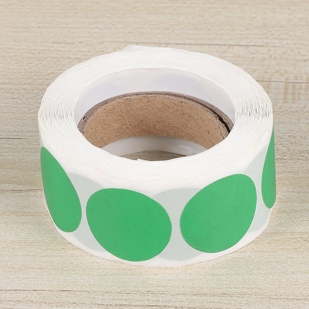

5 Rolls Colored Dot Stickers Small Circle Labels Round Sticker Self Adhesive Reusable ganization Box Home Storage Decor Marking