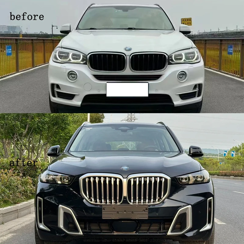 Body Kit for BMW X5 F15 (14-18) to G05LCI (2023) M-TECH BODYKIT Lossless Version Bodykit Front and Rear Car Bumper Side Skirts