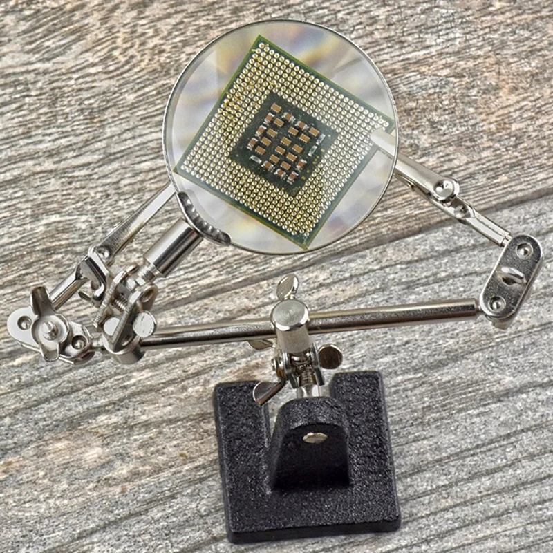 Imagem -02 - Ferro de Solda Suporte Grampo Ajudando Mãos Ferramenta Clip Pcb Titular Circuitos Elétricos Hobby Bold Plus Versão Fixa Terceira Mão