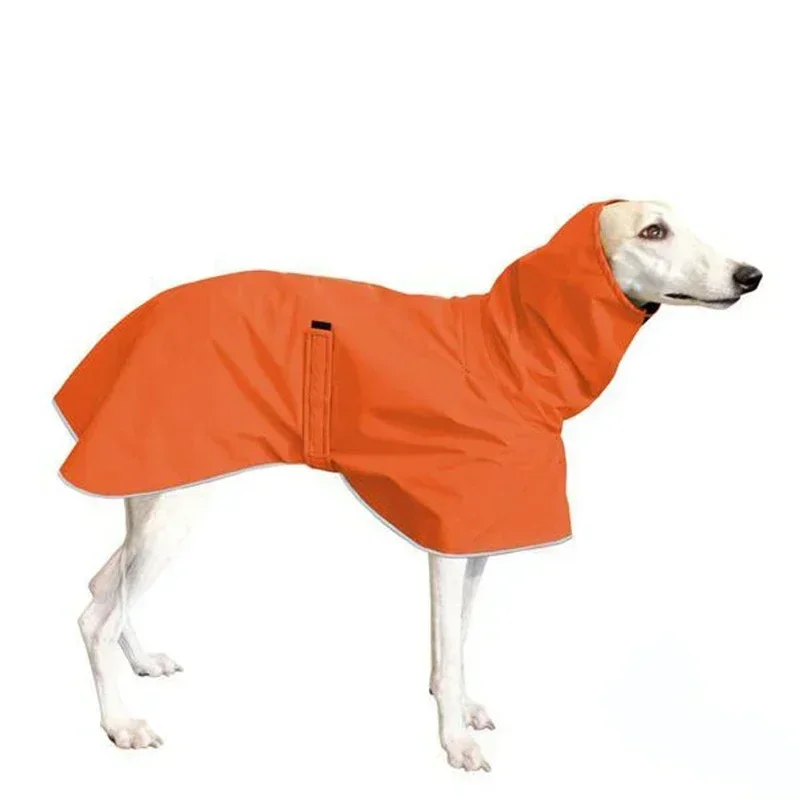 Italian Greyhound Clothes Waterproof Whippet Coat Winter Adjustable Greyhound Clothes Winter Warm Fleece Clothes Dog Warm Jacket