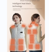 2023 New Smart Heating Vest Women's Warm Heating Vest Winter Electric Heating Factory Direct Sales