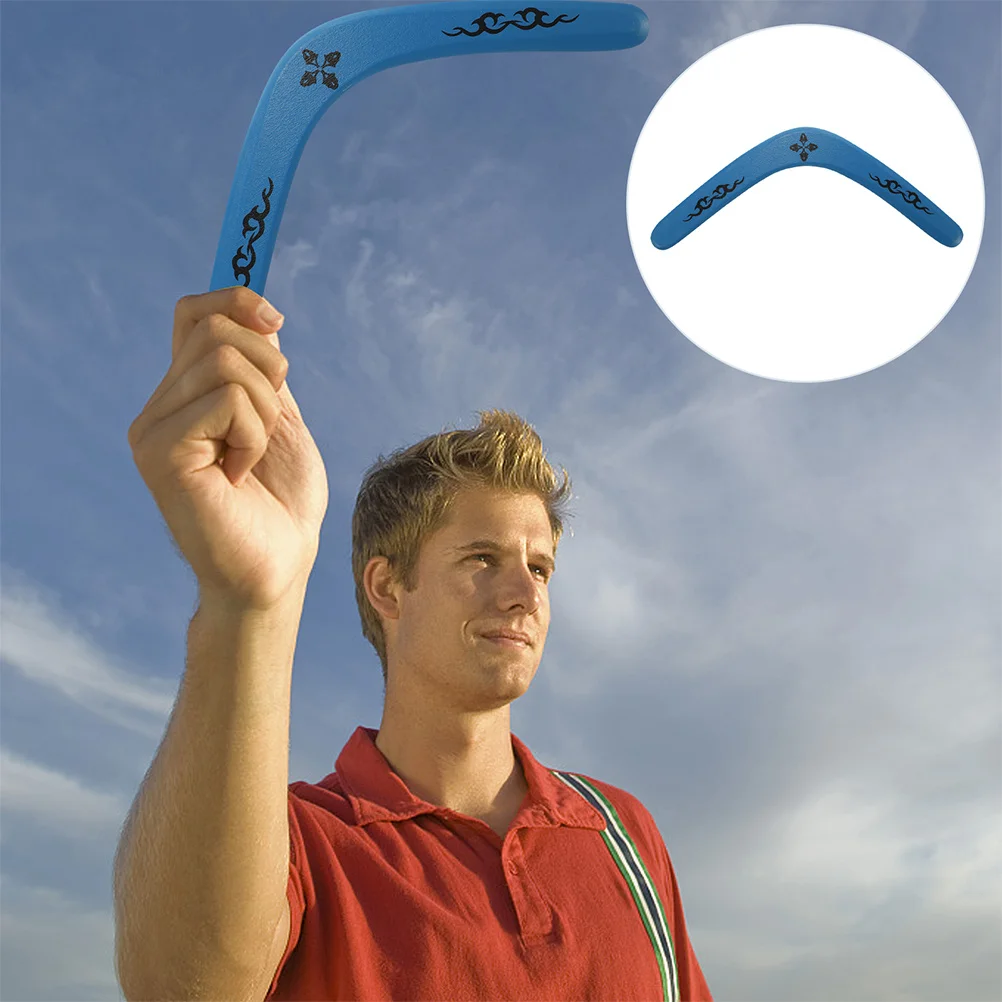 2Pcs Handmade Wooden Boomerangs V-Design Returning Outdoor Flying Equipment for Children Adults Sports Toy Maneuver