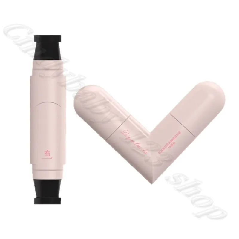 Qiyuduola Eyeliner Stempel Geïntegreerde Roterende Eyeliner Stempel Pen Eyeliner Pen Snel en Eenvoudig Waterdicht Niet Sizzy