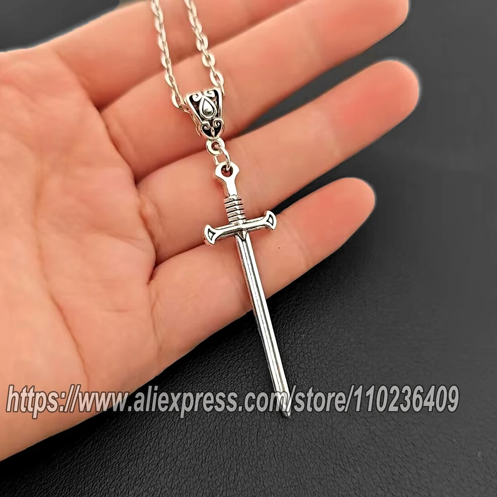 New sword necklace, sword pendant, pagan, gothic, witchcraft, spells, witchcraft, witches, medieval jewelry