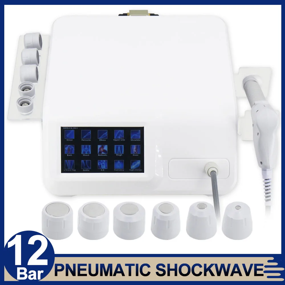 Professional Pneumatic Shockwave Therapy Machine For ED Treatment Massage Relaxation Shock Wave Plantar Fascitis Pain Relief
