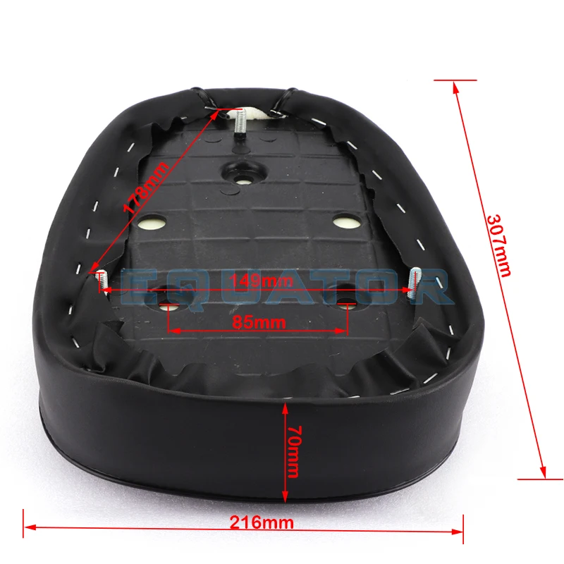 Cojín de asiento trasero Doble modificado, respaldo para Citycoco, accesorios para patinete eléctrico