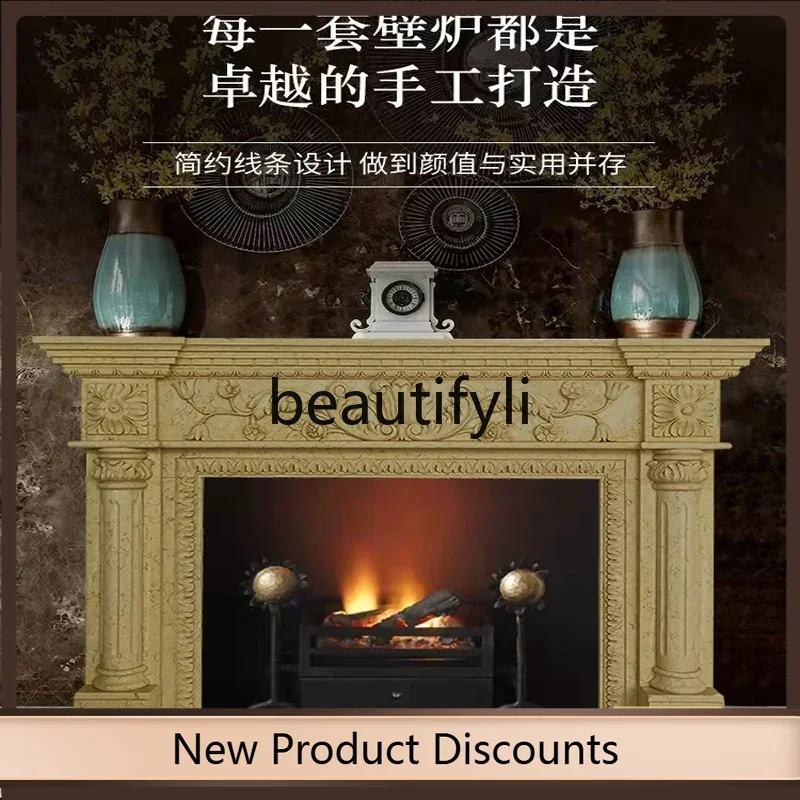 

Asmt56 Натуральный камень золотисто-бежевый европейский резной мраморный камин египетский бежевый вилла декоративная стойка для камина на заказ