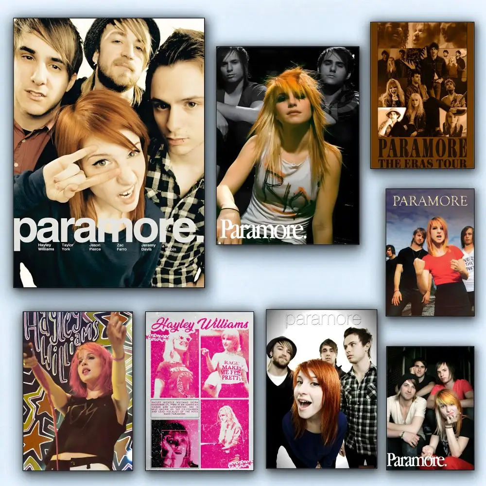 band Paramore Poster Wall Posters Self-Adhesive Wall Stickers Home Decoration for Bedroom Living Room
