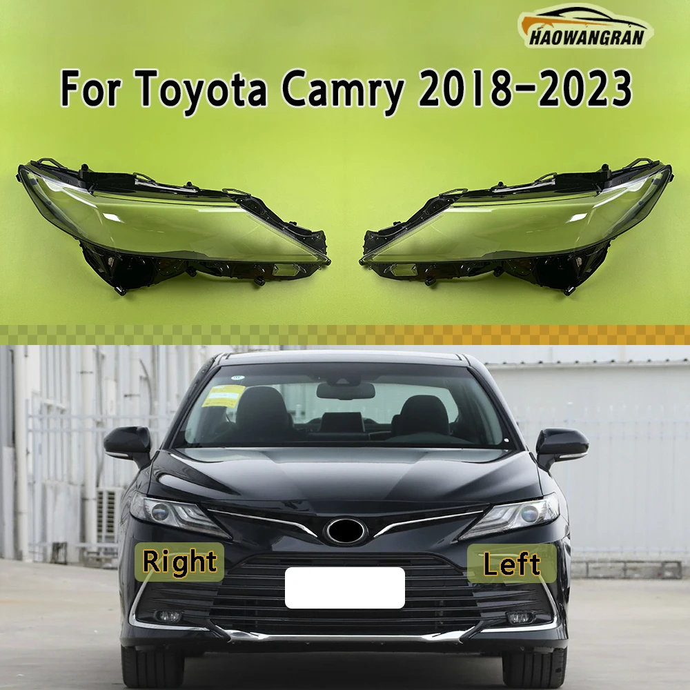 

Front Headlamp Cover Headlight Shell Lampshade Plexiglass Replace Original Lens For Toyota Camry 2018 2019 2020 2021 2022 2023