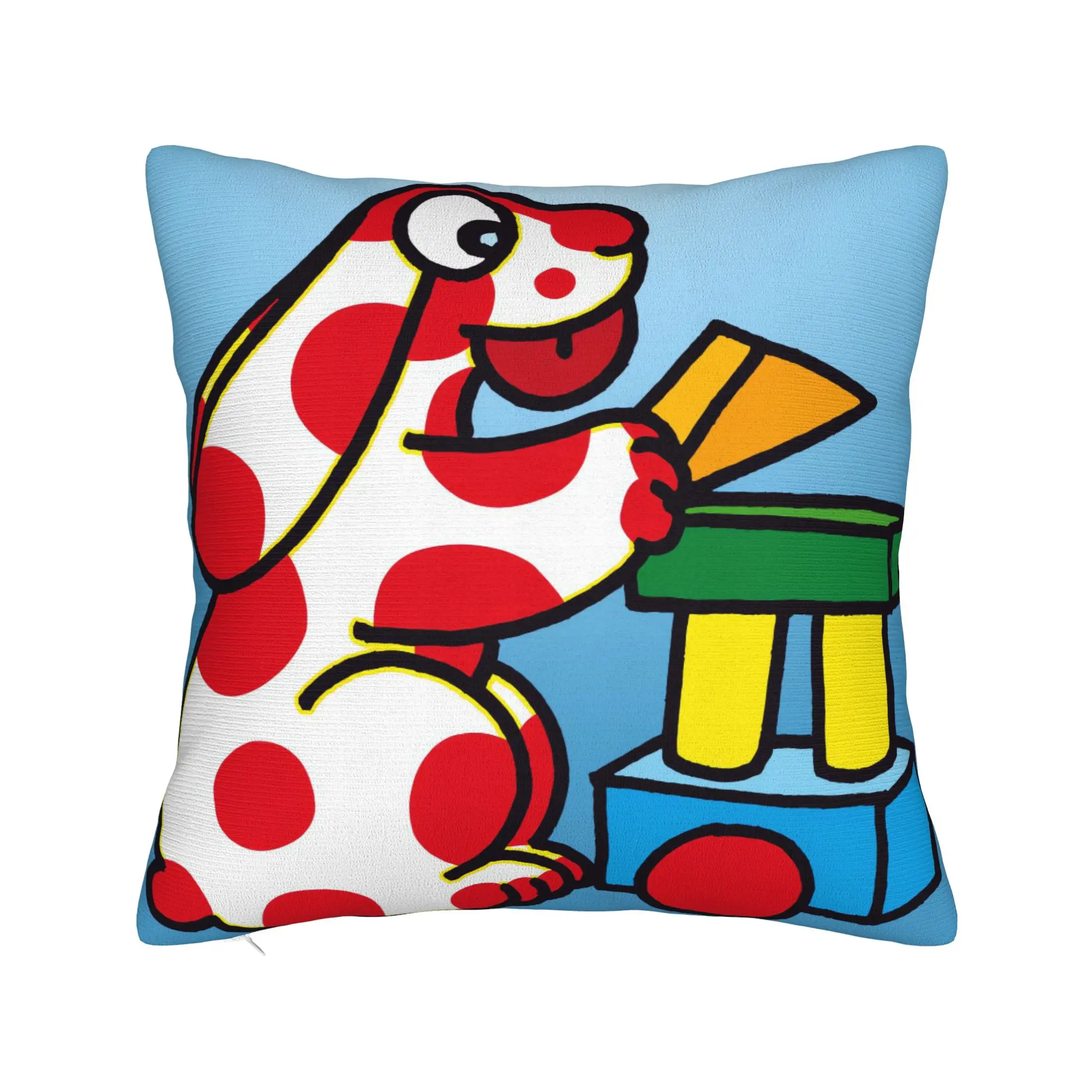 Cartoon La Pimpa Pillow Case  Comfy Pillow Cover Cute Funny Pillowcases For Sofa Car Home Decor