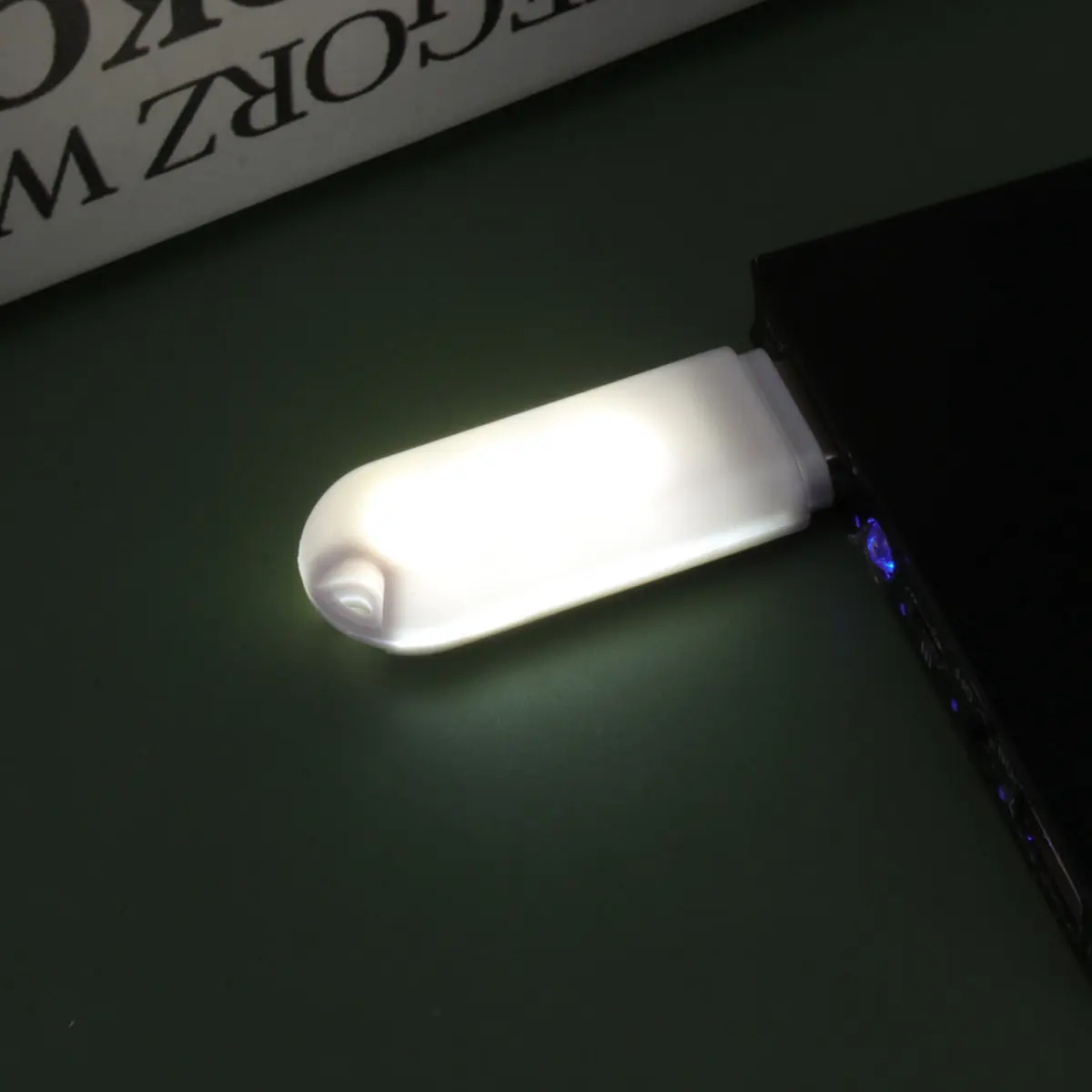 6Pcs USB Night Light USB Drive Shape Mini Portable LED Keyboard Lamp White Warm LED Reading Lamp for Home Dorm School