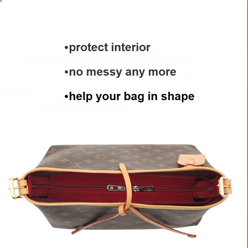 【Only Sale Inner Bag】Bag Organizer Insert For LV Carryall Organiser Divider Shaper Protector Compartment Inner Lining