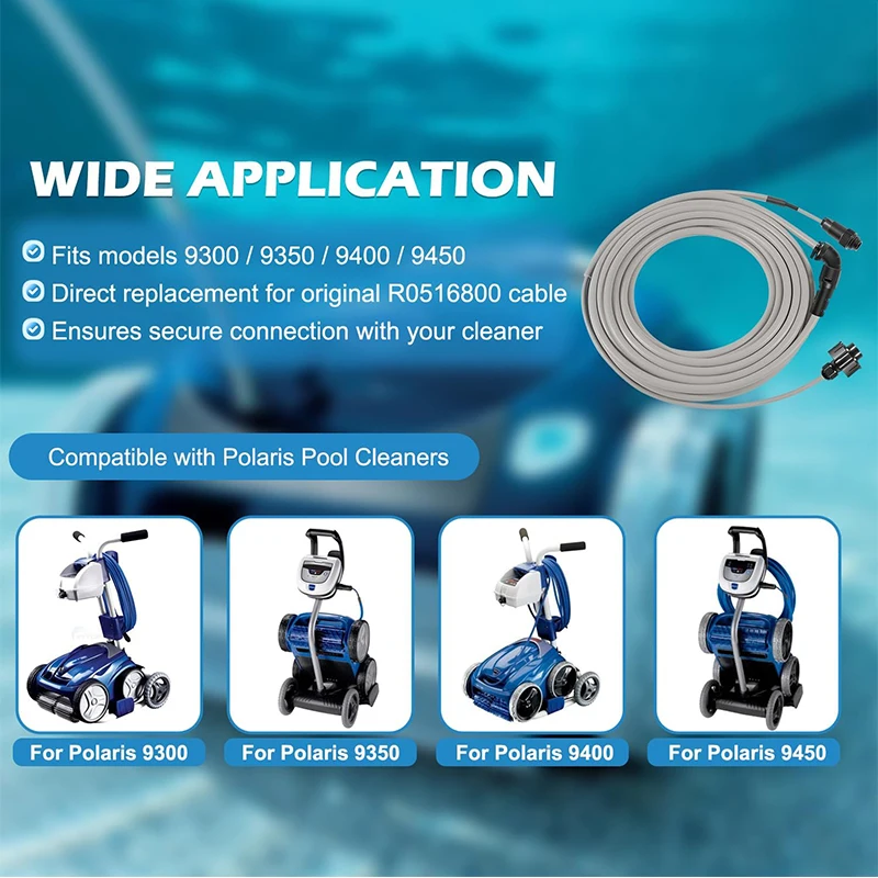R0516800 Floating Cable Kit, for Polaris Sport Robotic Pool Cleaner 9300 9350 9400 9450, for Zodiac Robotic Pool Floating Cable