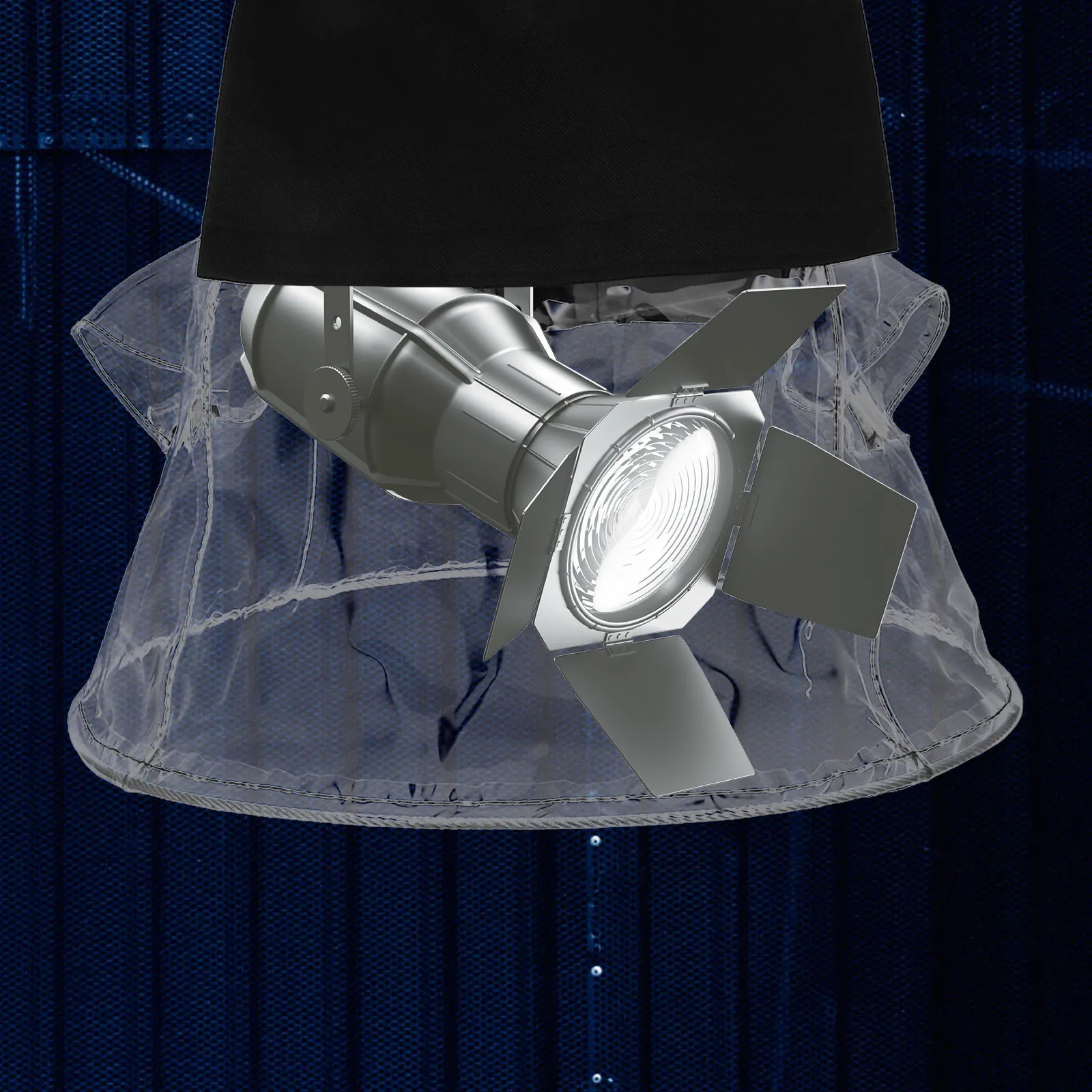 

2Pcs Stage Light Outdoor Cover Waterproof Uv Resistant Shield for Par Lights High Transmittance Rain Guard Protection