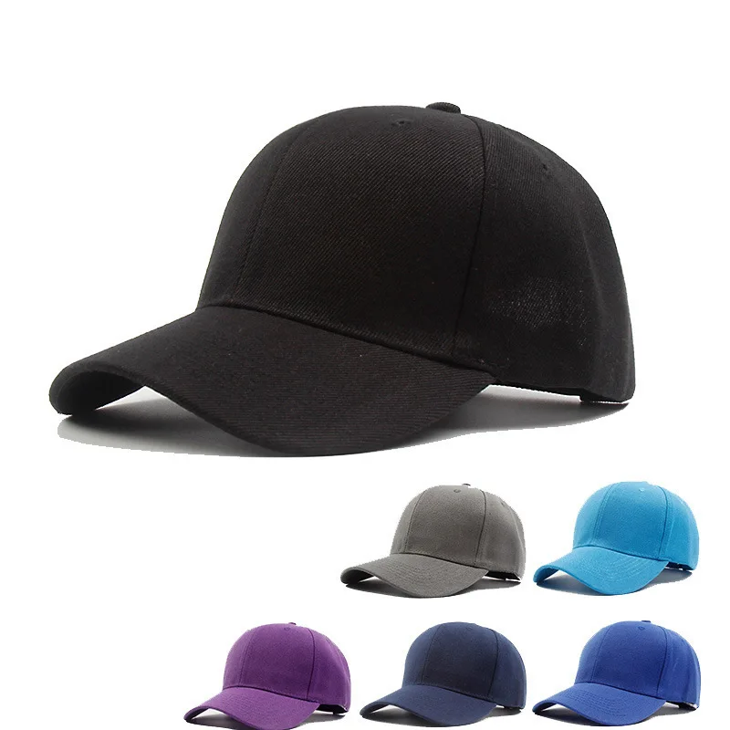 New Hat Spring Korean Version Men's Duckbill Cap Flat Brim Baseball Cap Outdoor Versatile Street Sun Hat Acrylic Light Plate