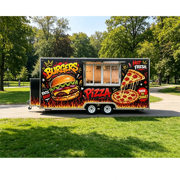 Cold Storage Ice Cream Truck  with Full Kitchen Food Trailer  Drinks Milk Tea Food Trucks for Sale Australia