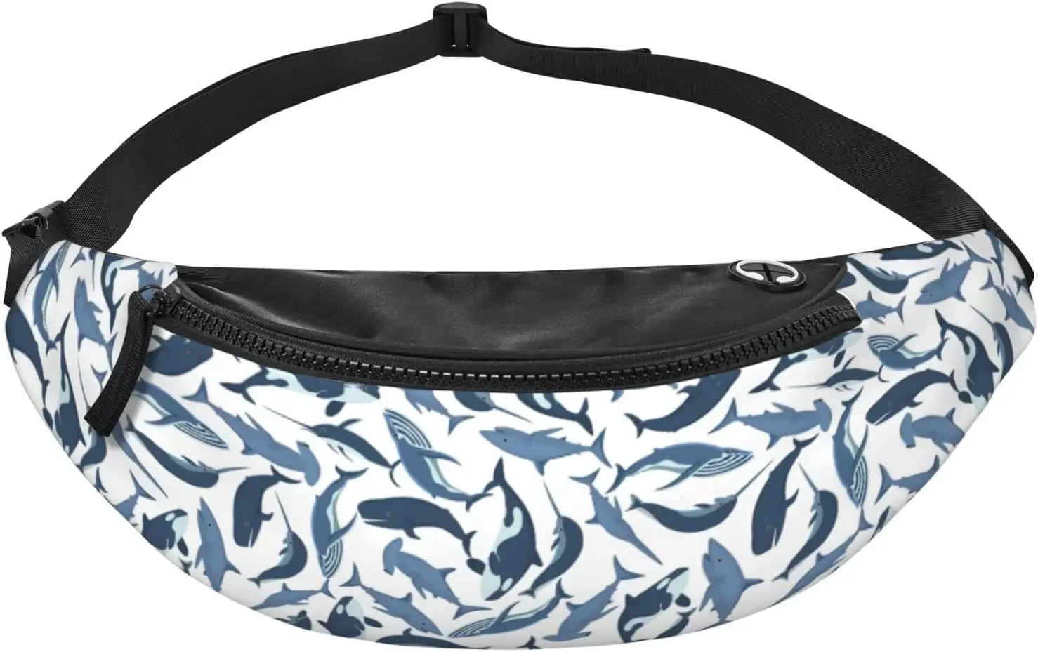 Funny Animal Shark Fanny Waist  Pack Casual Chest  Waist Packs Everywhere Belt Sling Bag for Women Men