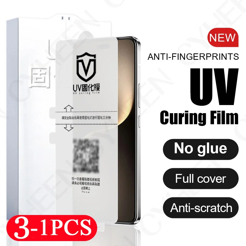 3/2/1 Pcs Screen Protector for Honor Magic 7 6 UV light curing film 5 4 Pro 300 200 Not Glass Protective Film 100 90 80 60 Pro