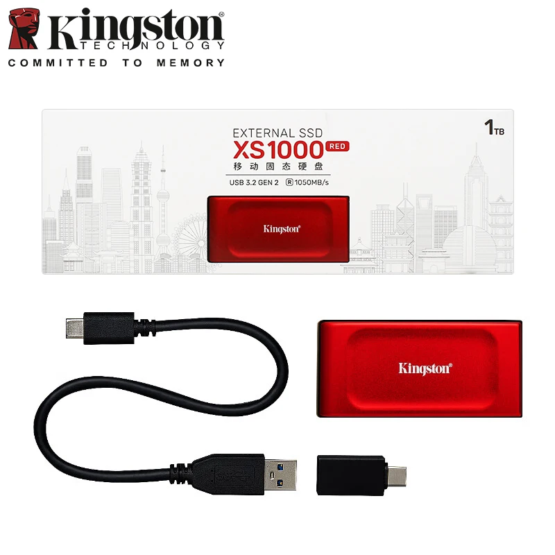 Kingston External SSD XS1000 Solid State Drive 1TB 2TB USB 3.2 Gen