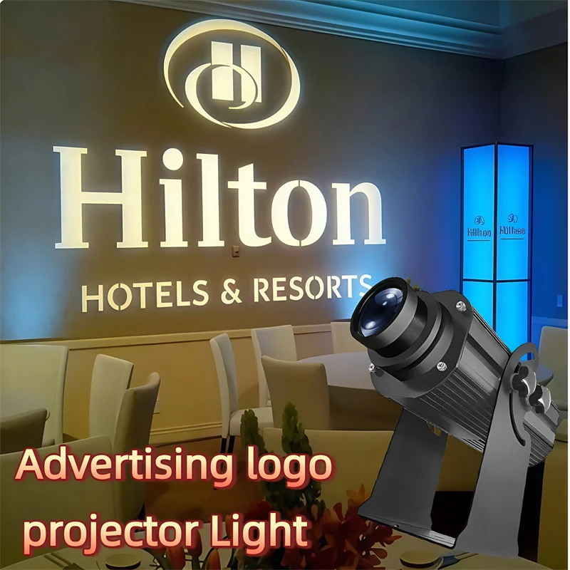 

200W 300W Waterproof Projector Lamp Led Commercial Advertising Far Distance Custom Logo Light Outdoor Logo Projector Lighting