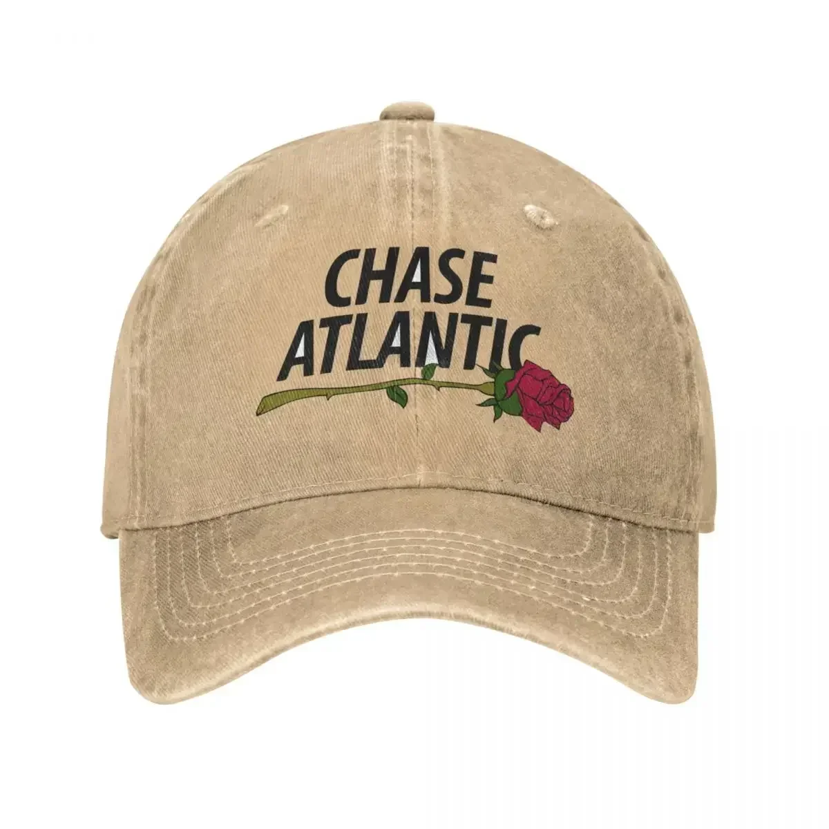 Chase Atlantic Baseball Cap Merch Rose Logo Fashion Unisex-Teens Washed  Hats Dropshipping Design Hiking Fishing Baseball Caps