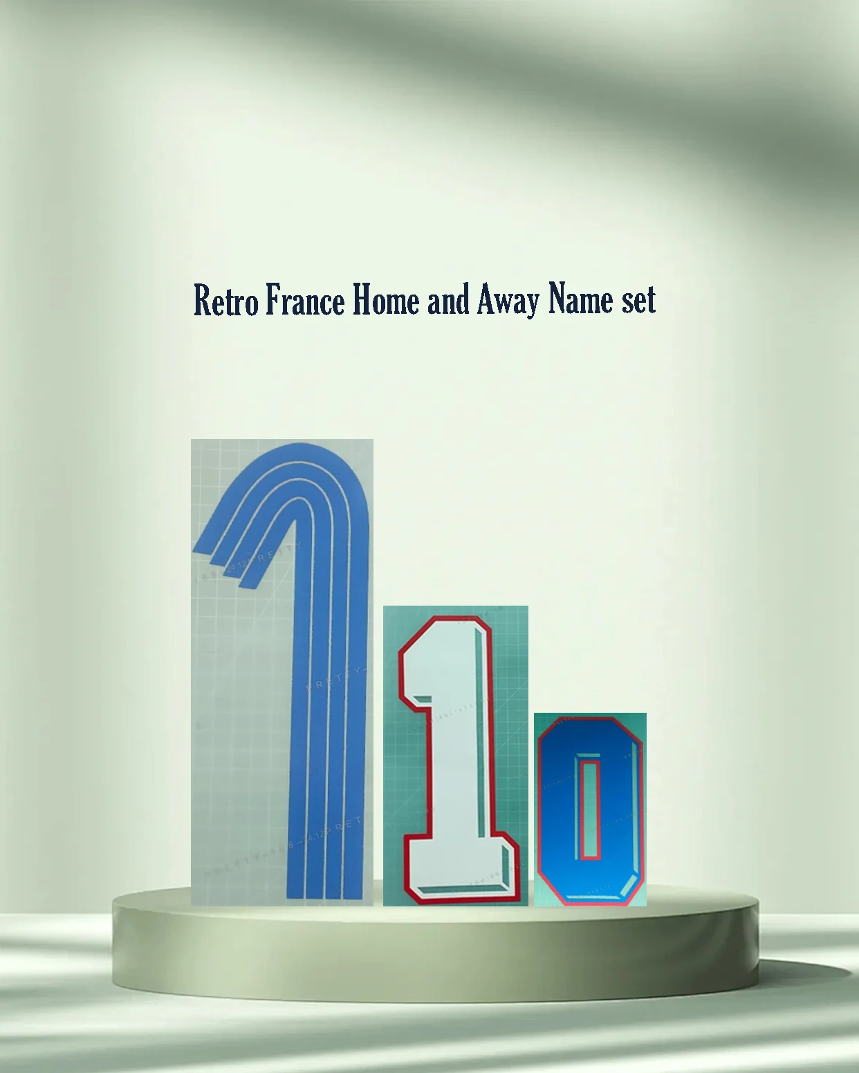 Retro-Frankreich-Namensets ZIDAN&HERY Namenssets 1996, Eisen auf Fußballname und Nummer, Top-Namensset in AAAA-Qualität 2000 2006