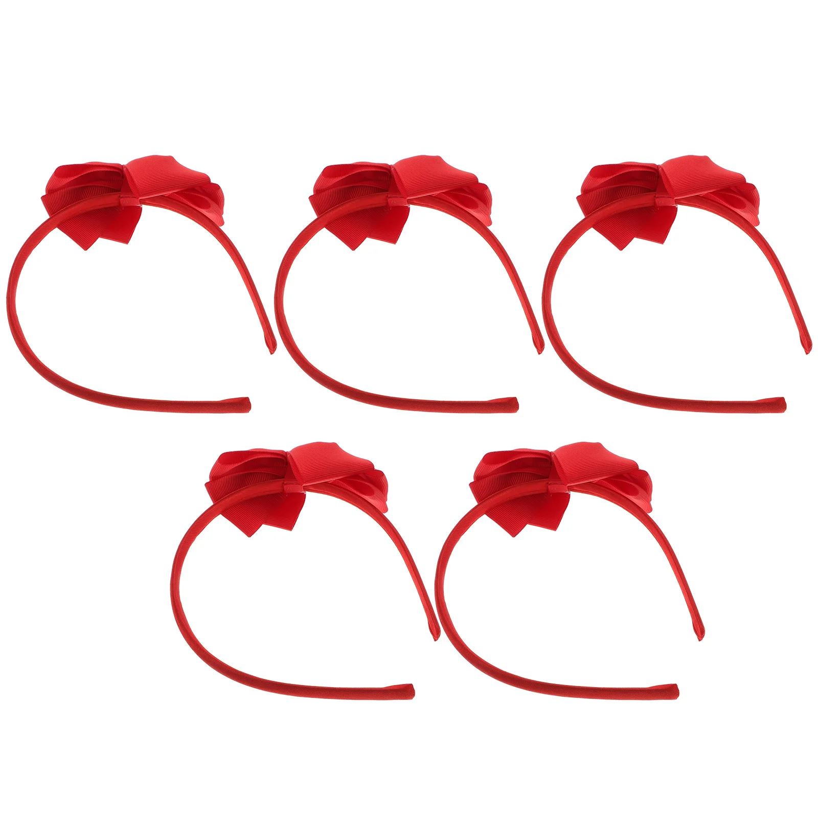 

5Pcs Bowknot Headbands Lovely Hair Decor Party Photo Props Hair Accessories Cosplay Headdress Party Favors