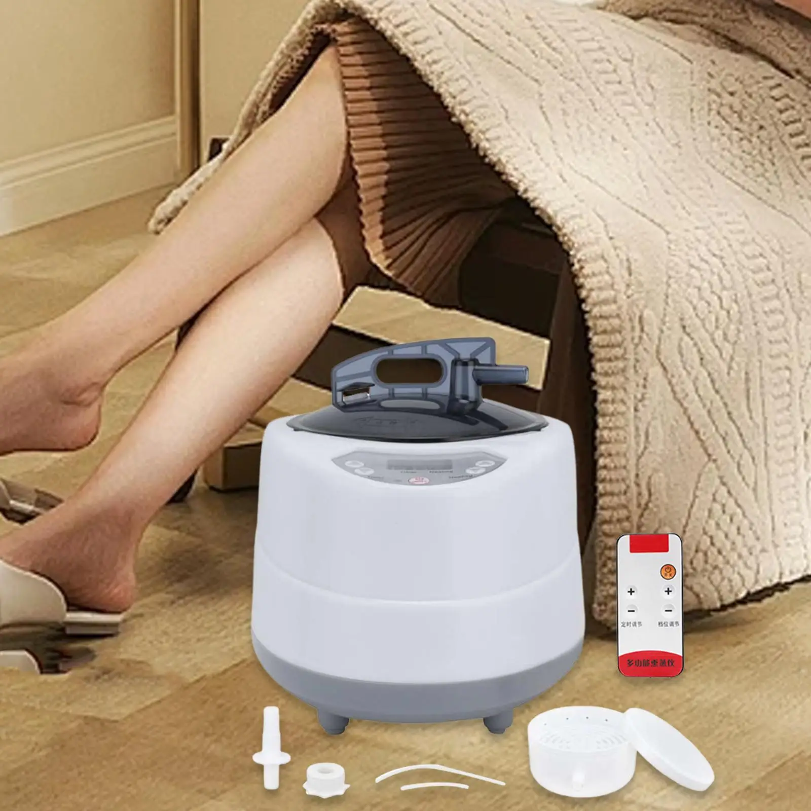 Steam Sauna Large Capacity Fumigation Steam Machine Home SPA Accessories EU Plug Lightweight 3 L Steam Pot Steam Generator