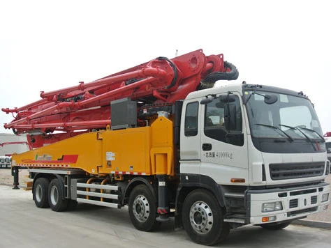 Chinese Brand 37m Hydraulic Boom Truck Concrete Pump Concrete Boom Pump HB37K For Sale