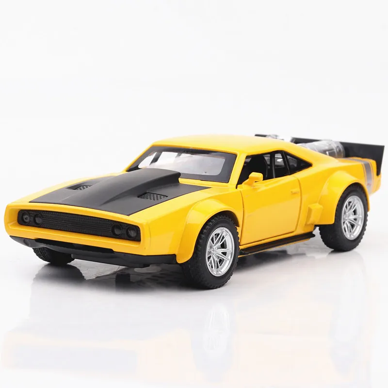 1:32 Dodge Charger Alloy Sports Car Model Diecast & Toy Vehicles Metal Car Model Simulation Sound Light Collection Toy Gift