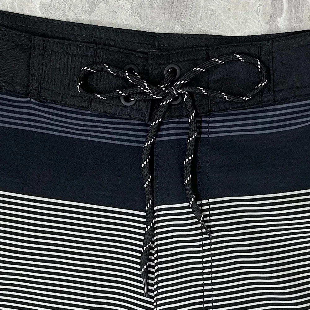 Herren Wasserdichte 4-Wege-Elastische Surfshorts Schnell Trocknende Strand-Schwimmhose Outdoor-Sport Sommer-Boardshorts – Detail 8