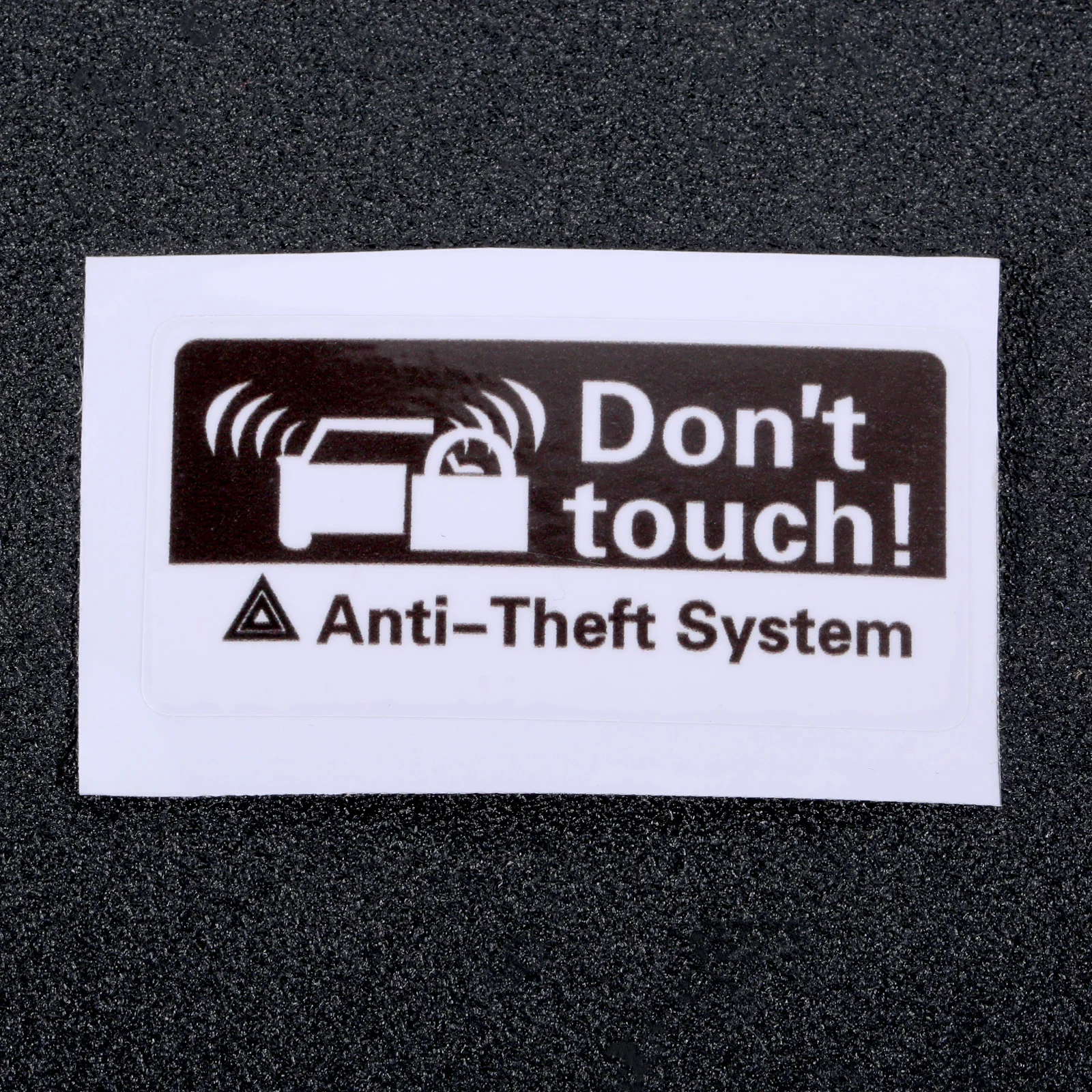 Don\'t Touch Anti-Theft Alarm System Sticker Reflective Vinyl Warning Lable Car Decals Bike Car Styling For Scooter Motorcycle