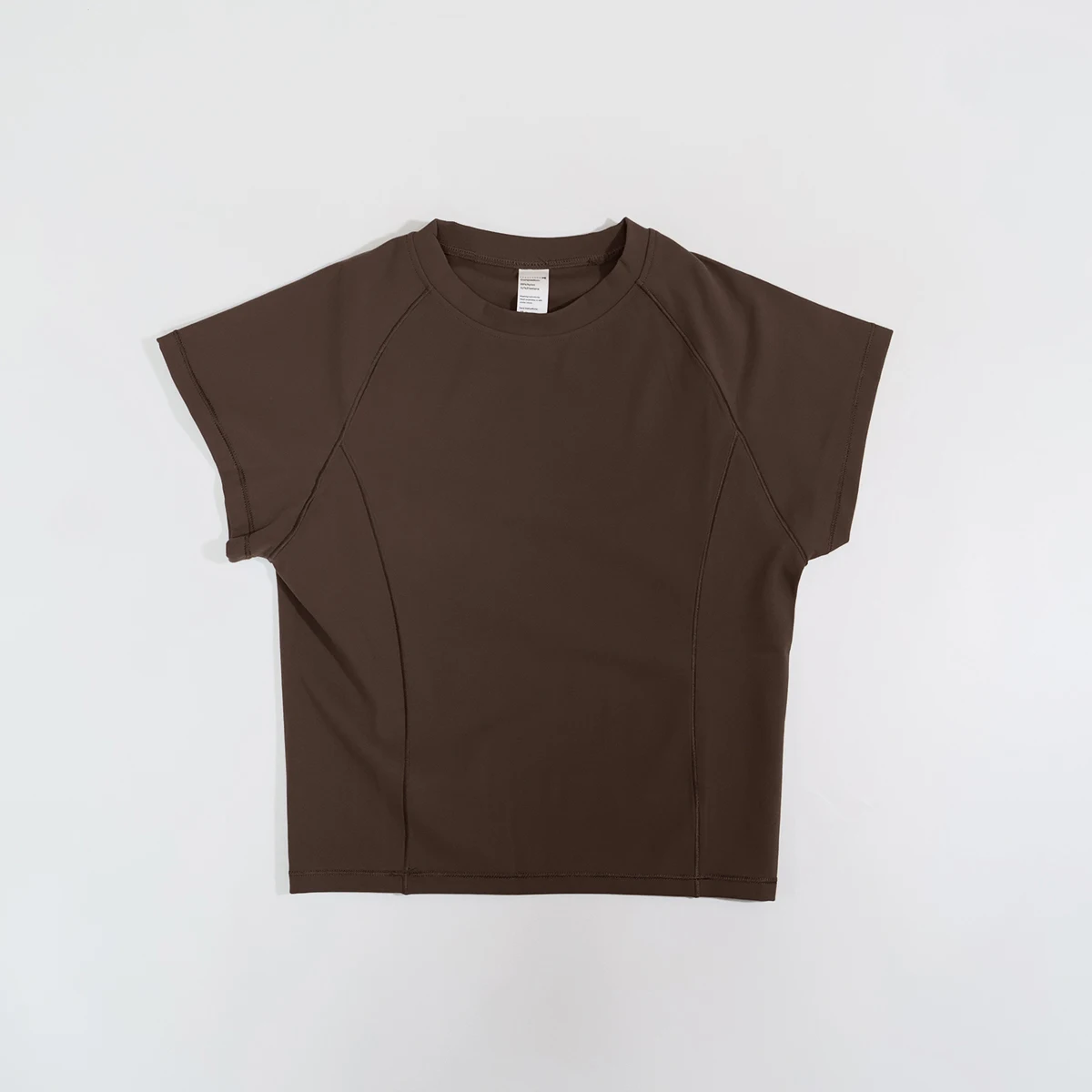 Sommer Damen Fitness Kurzarm-Sportoberteil Schnelltrocknend Atmungsaktive Yoga-Bekleidung Fitness-Trainingskleidung Damen Sport-T-Shirt – Detail 4