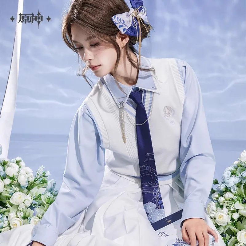 

[Pre-sale] Official Genshin Impact Authentic Anime Kamisato Ayato Theme Impression Series Knitted Vest Game Merchandise Cosplay